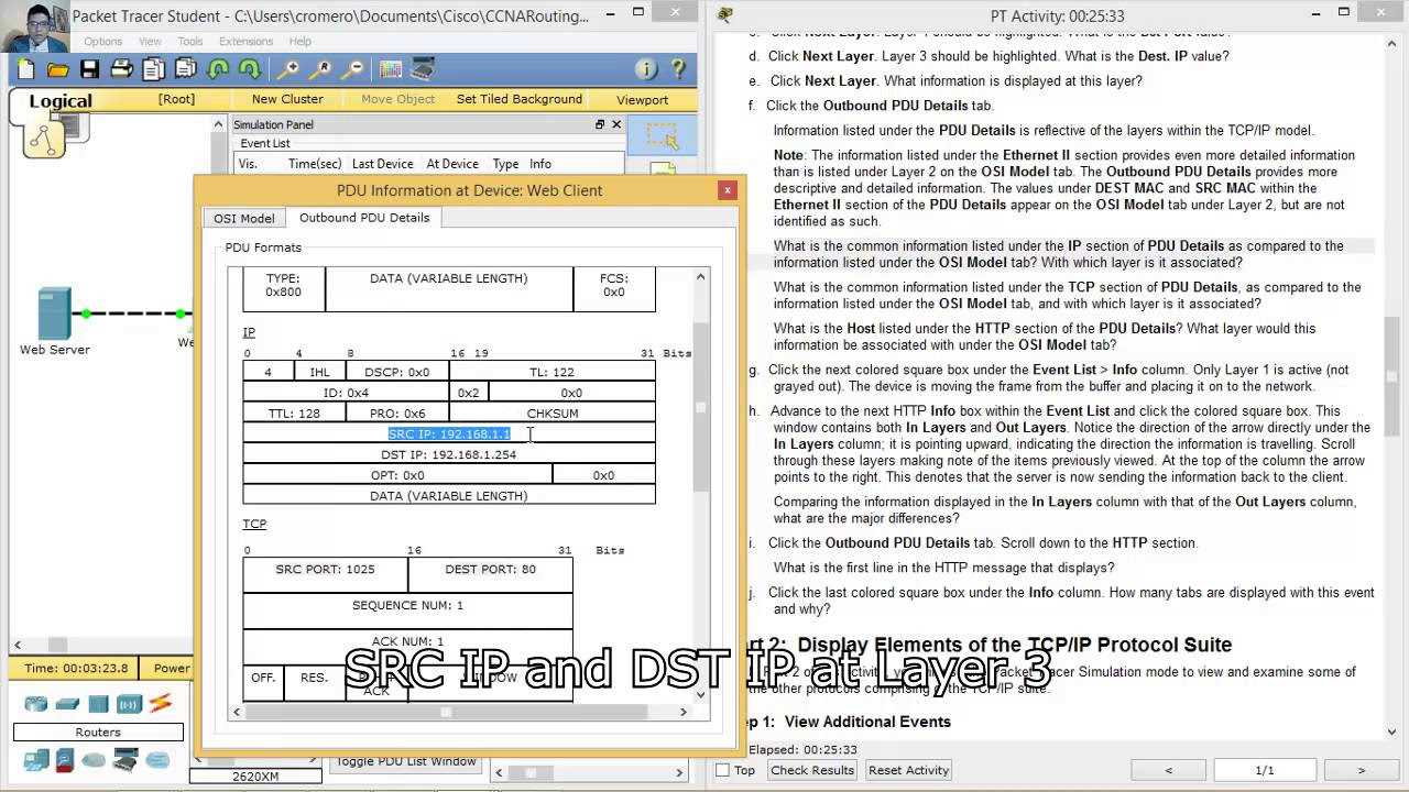 packet tracer 3.2.4.6 answers