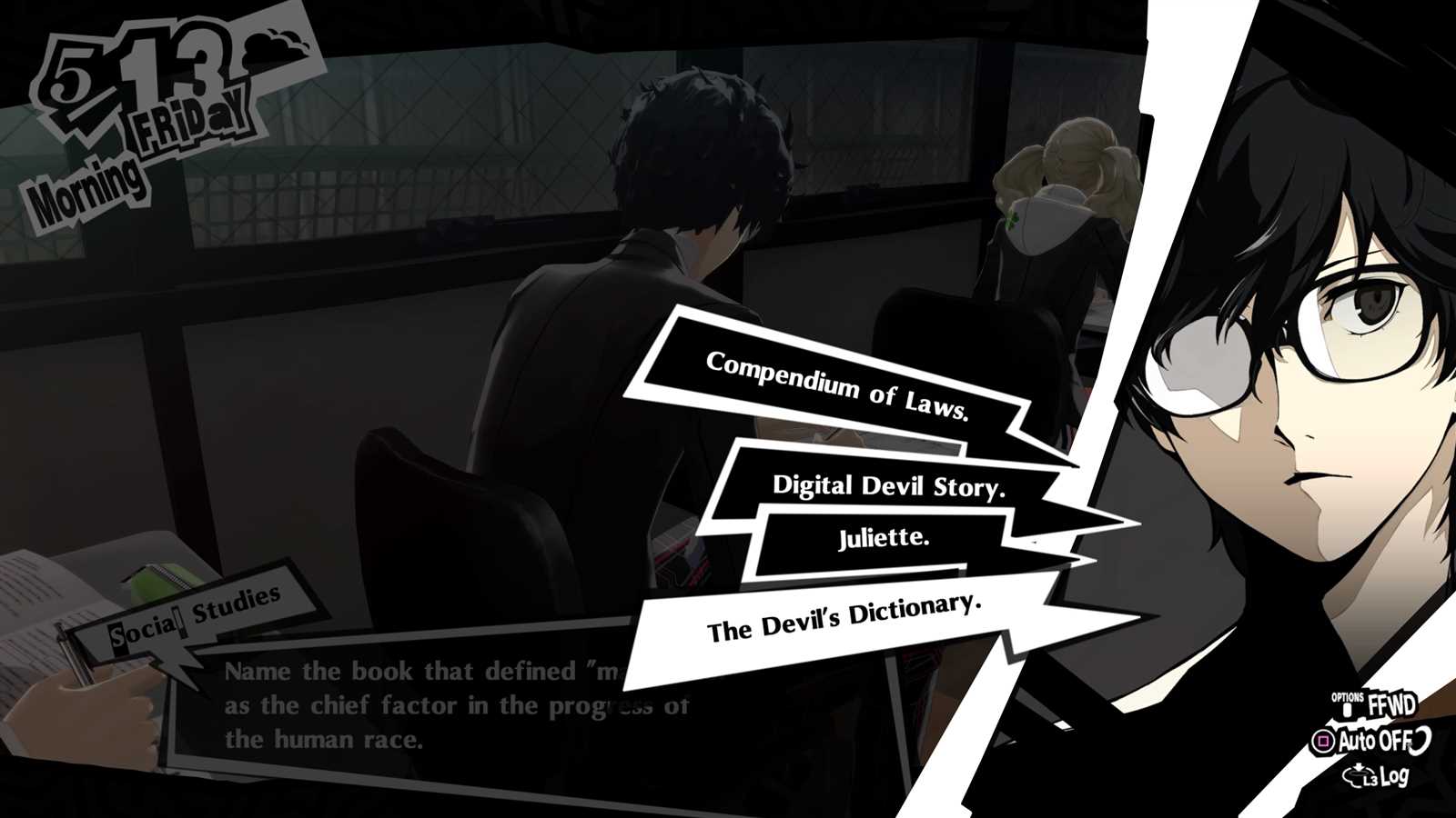 persona 5 passing exams