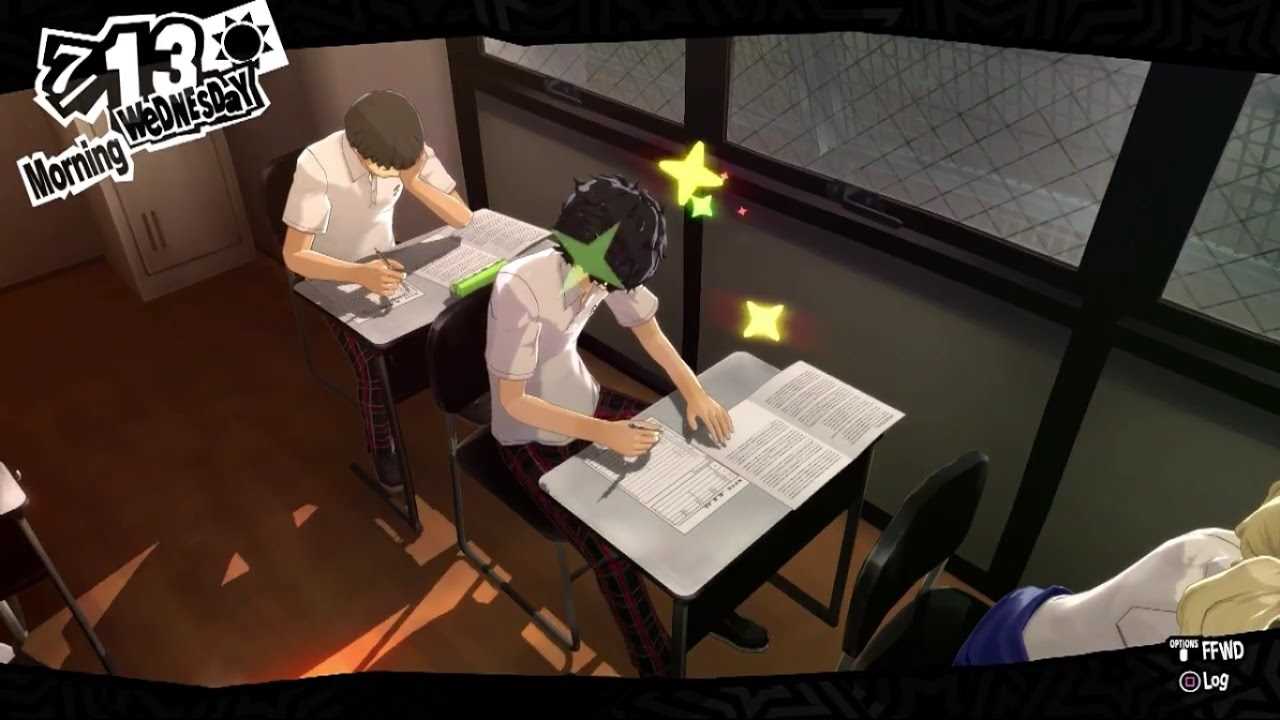 persona 5 exam question