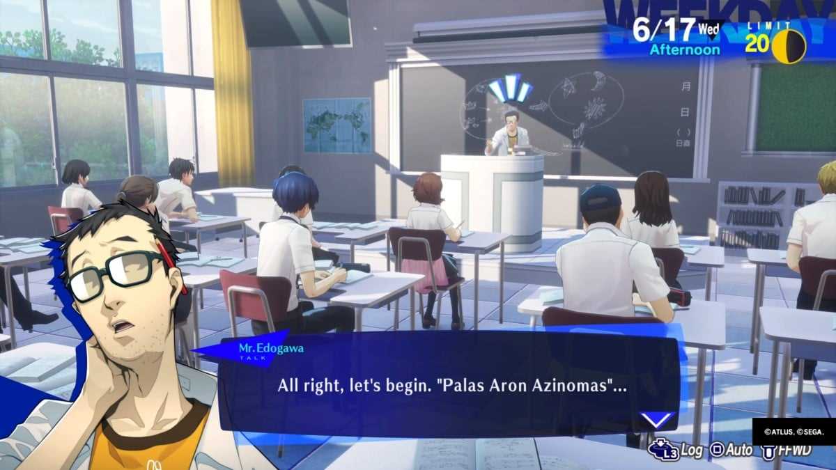 persona 5 exam question