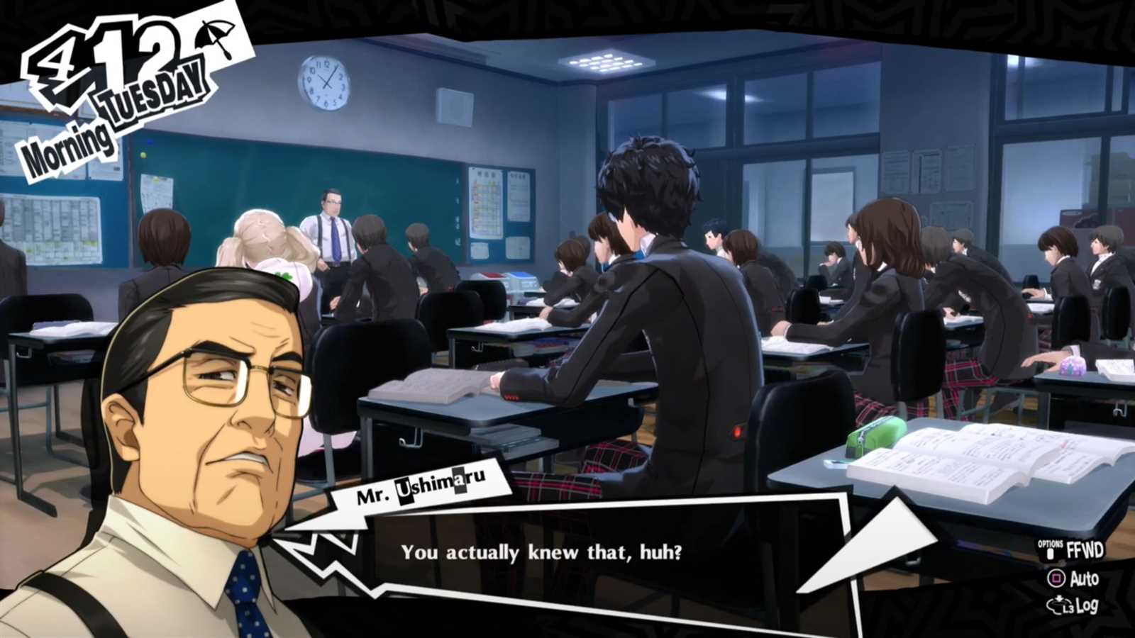 persona 5 exam question