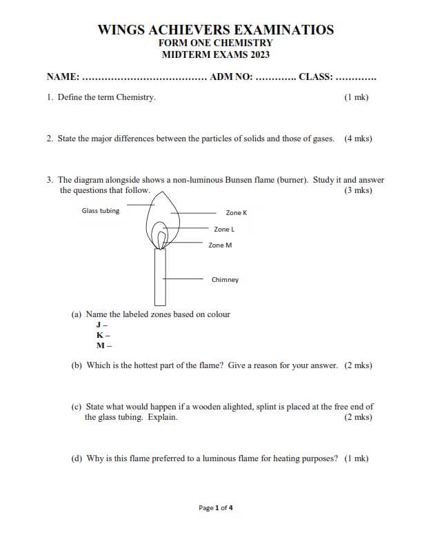 physics 1 midterm exam with answers