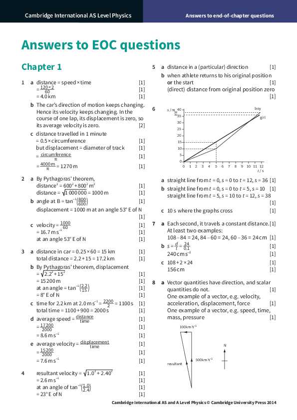 physics chapter 1 review answers