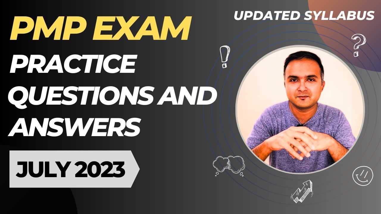 pmp practice exam questions and answers