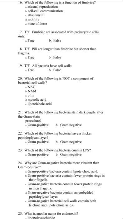 portage learning microbiology exam answers