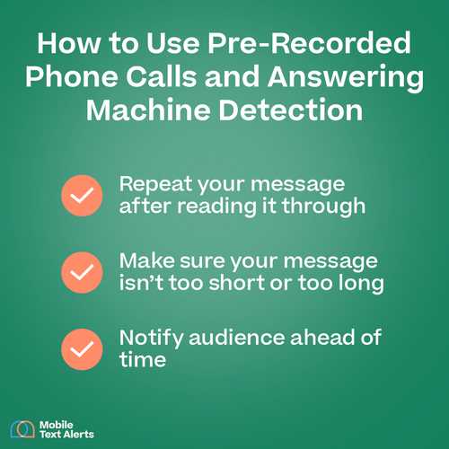 prerecorded answering machine messages