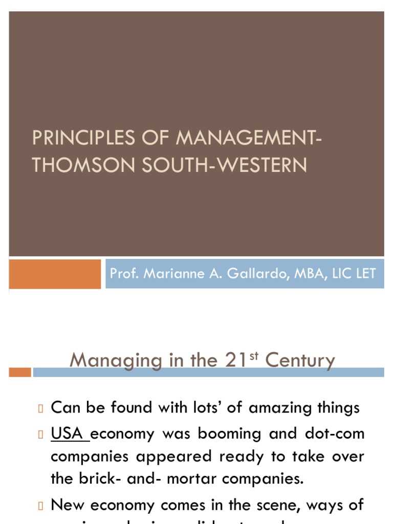 principles of management midterm exam answers