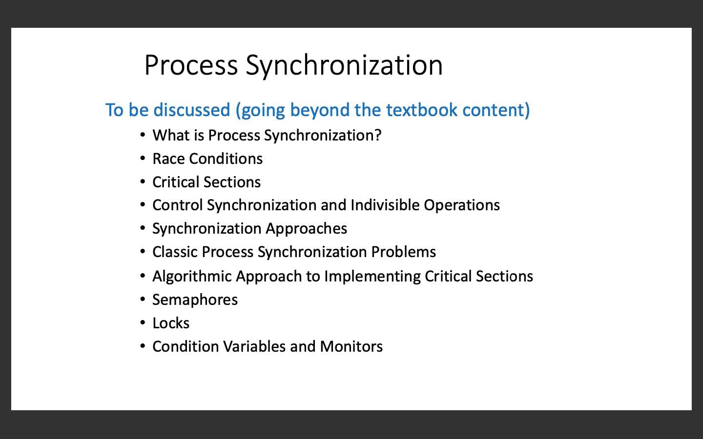 process synchronization exam questions and answers