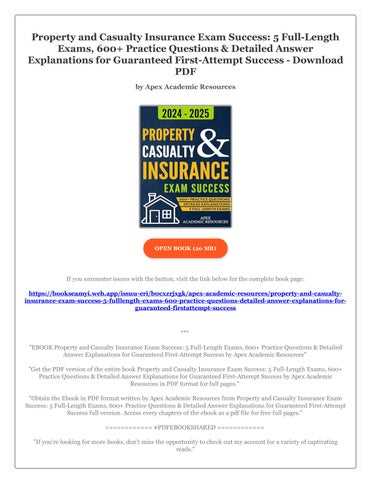 property insurance exam questions and answers