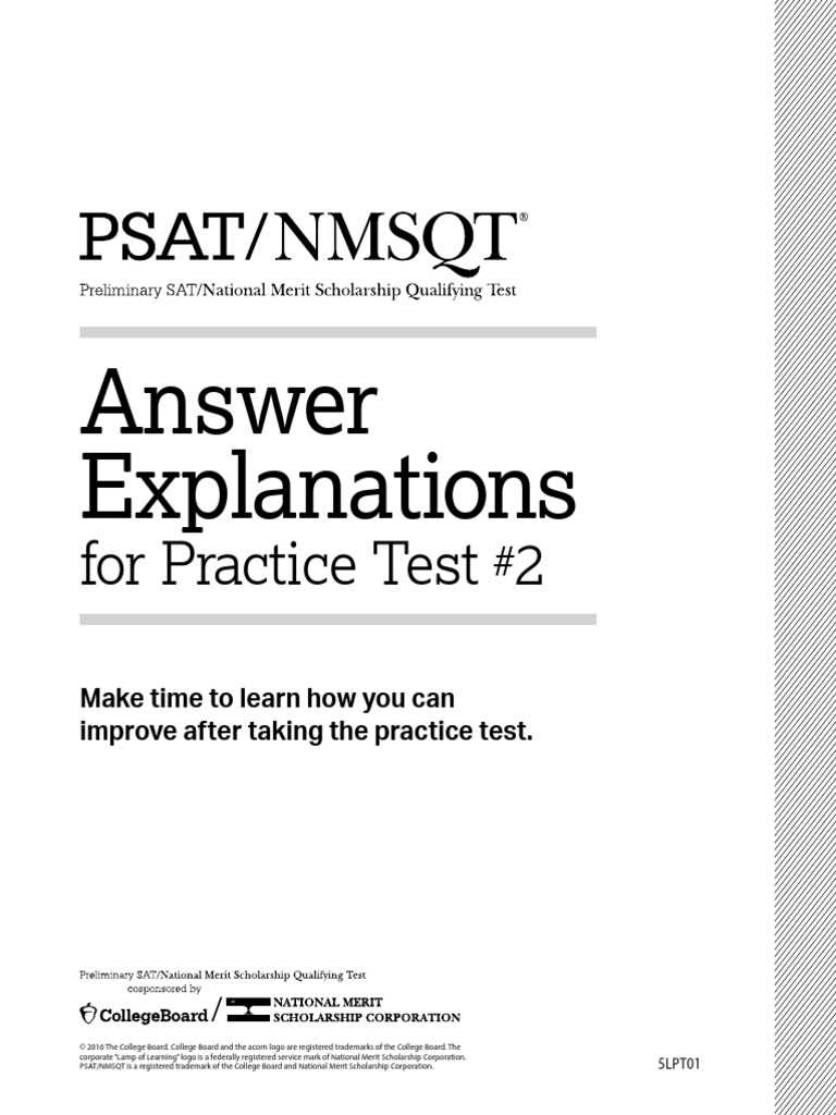 psat practice test answers