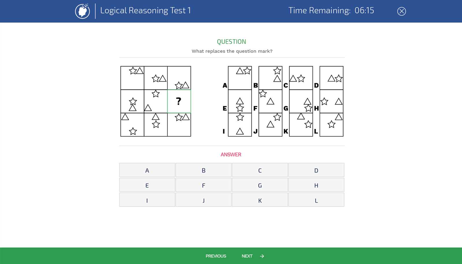 psychometric exam questions and answers