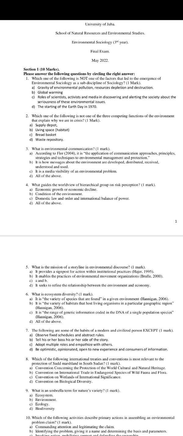 sociology final exam questions and answers