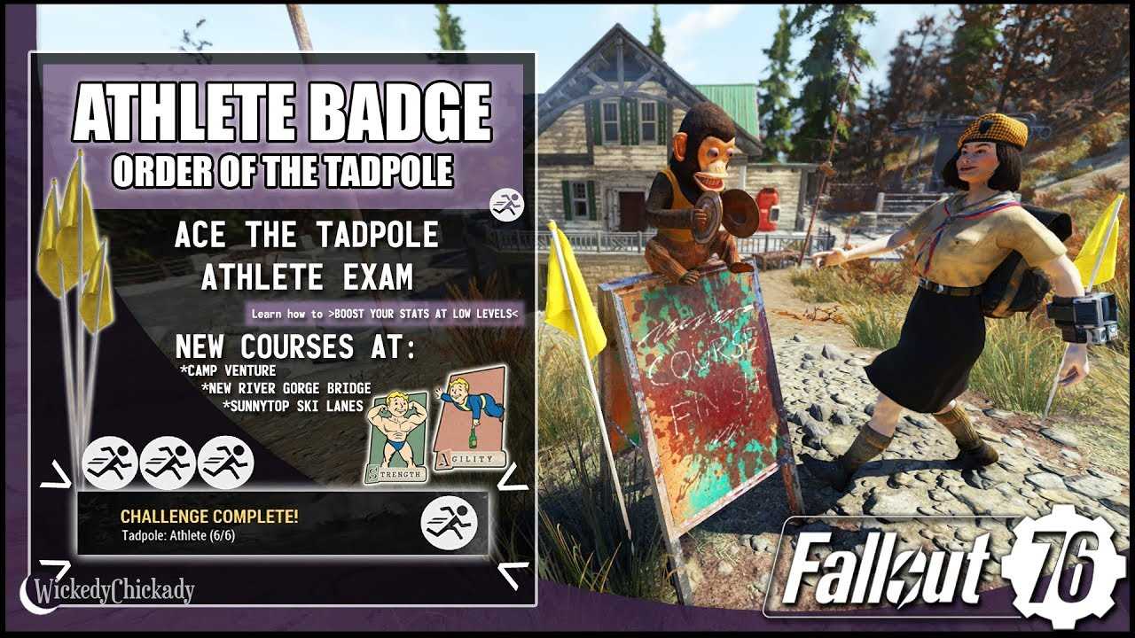 fallout 76 pioneer scout athlete exam answers