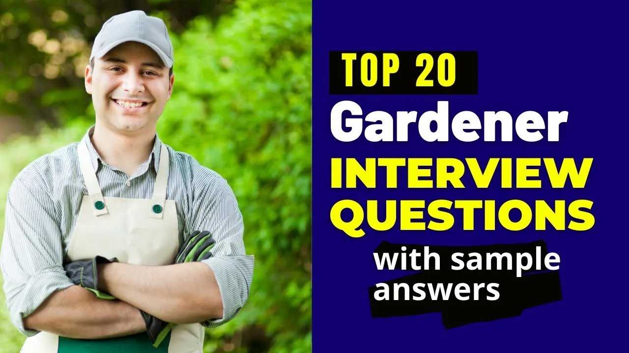 gardener exam questions and answers