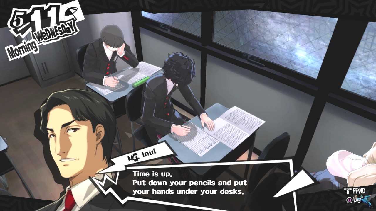 persona 5 exams