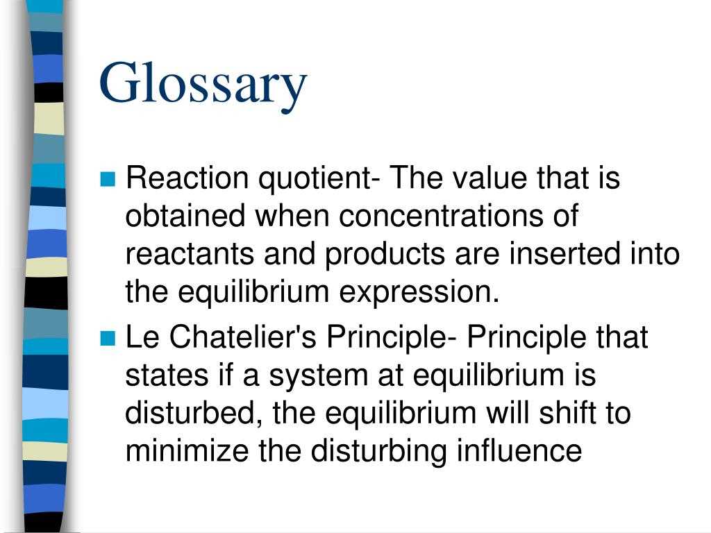 reaction quotient pogil answers