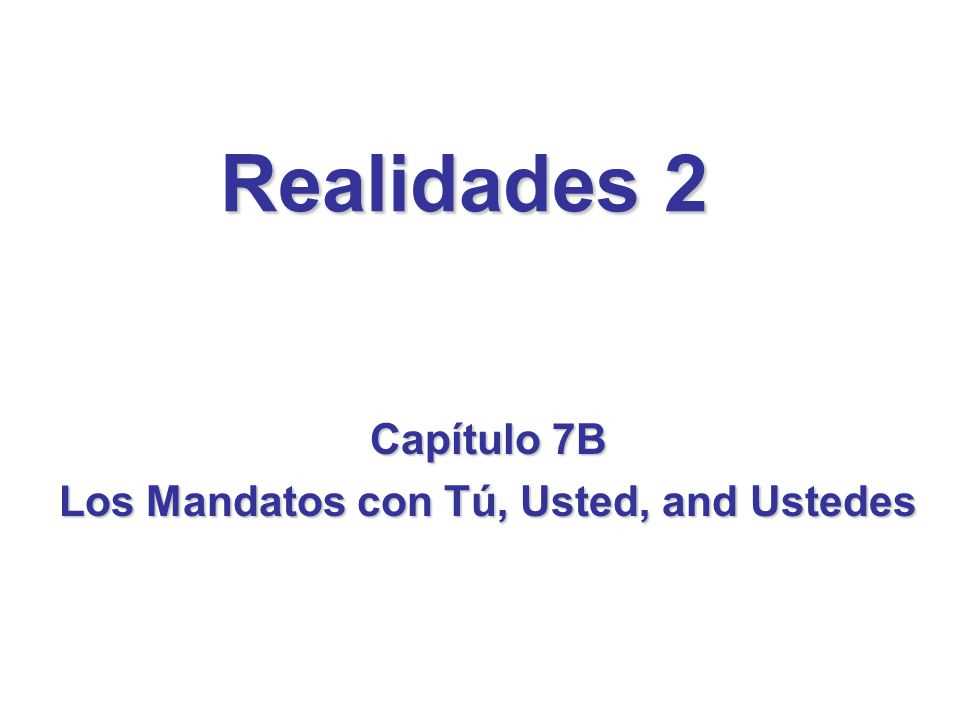 realidades 1 capitulo 7a answer key