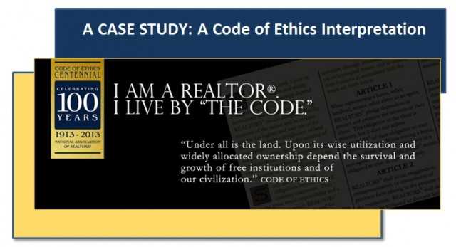 realtor code of ethics training exam answers