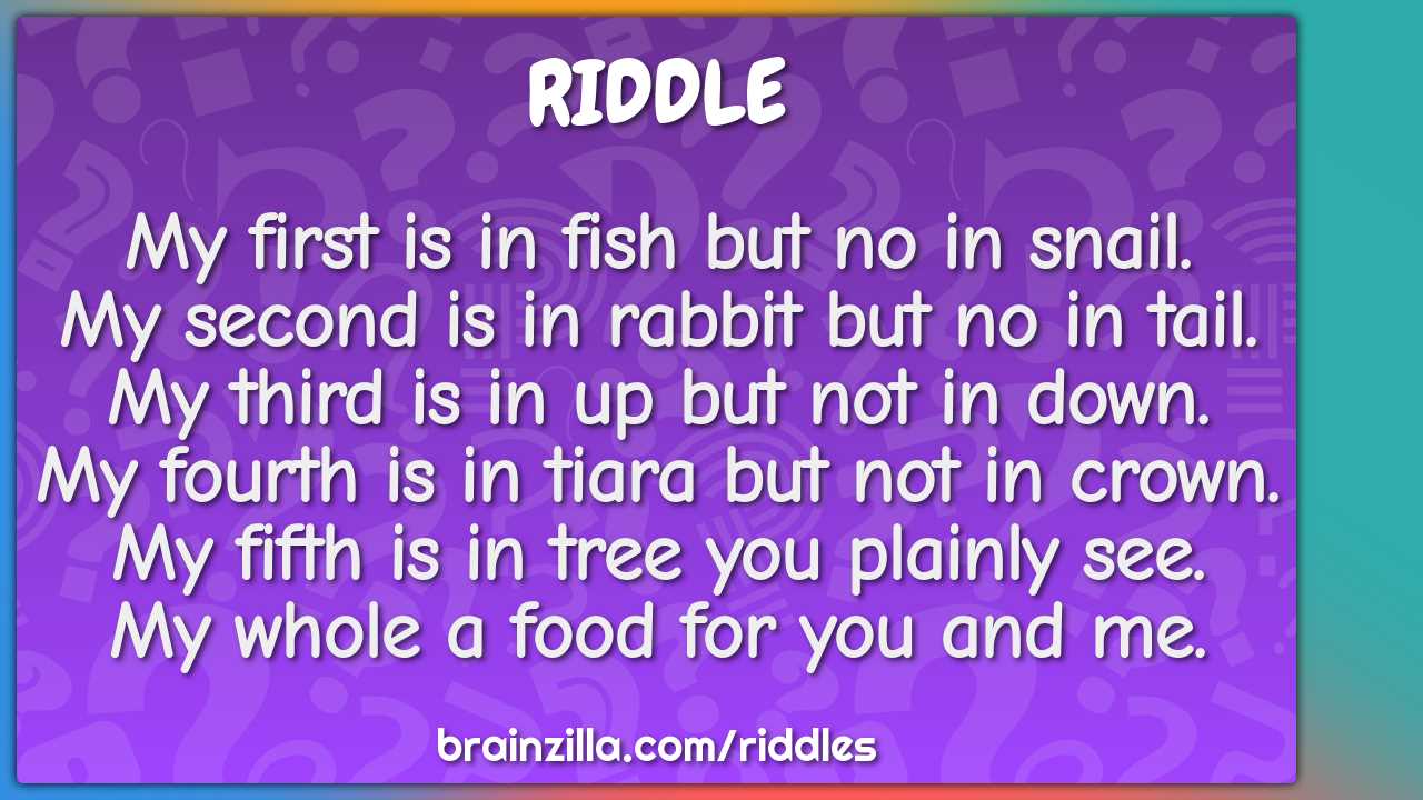 who owns the fish riddle answer