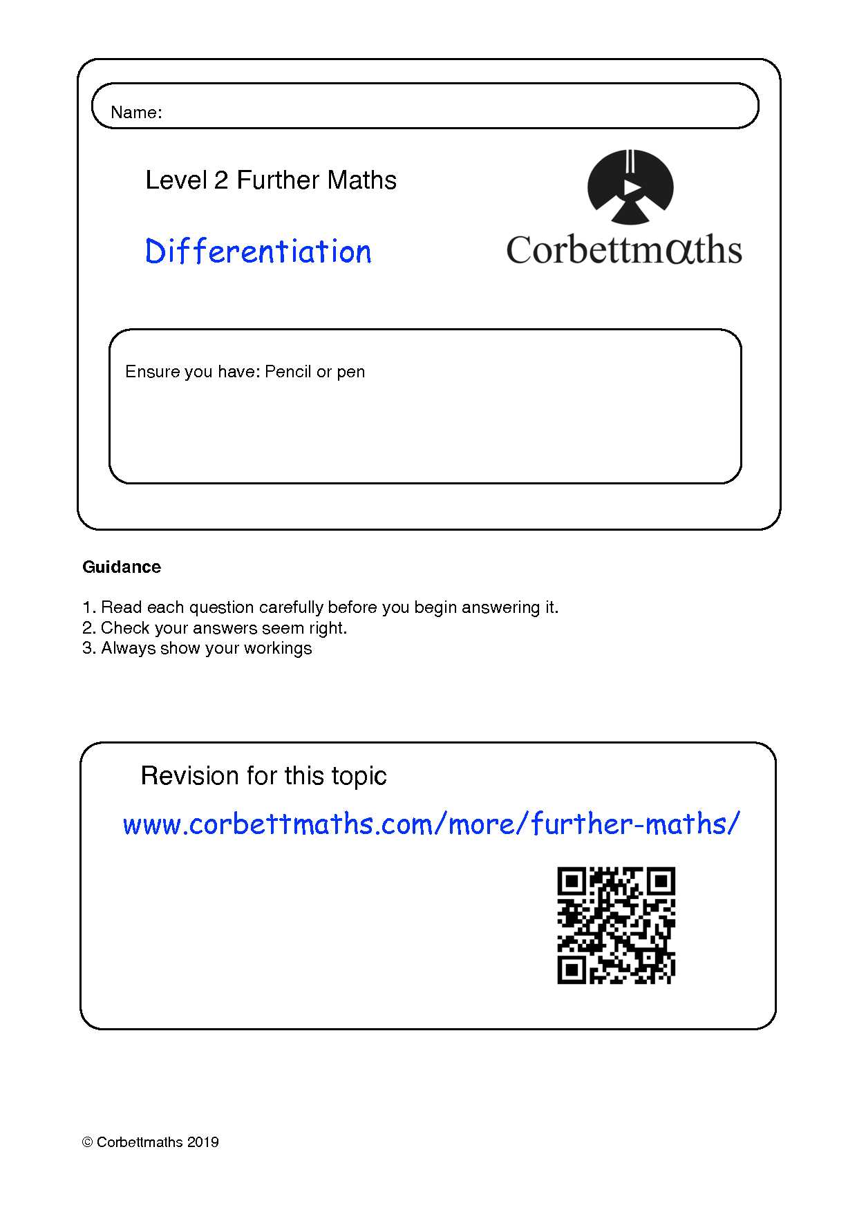 corbettmaths exam style questions answers