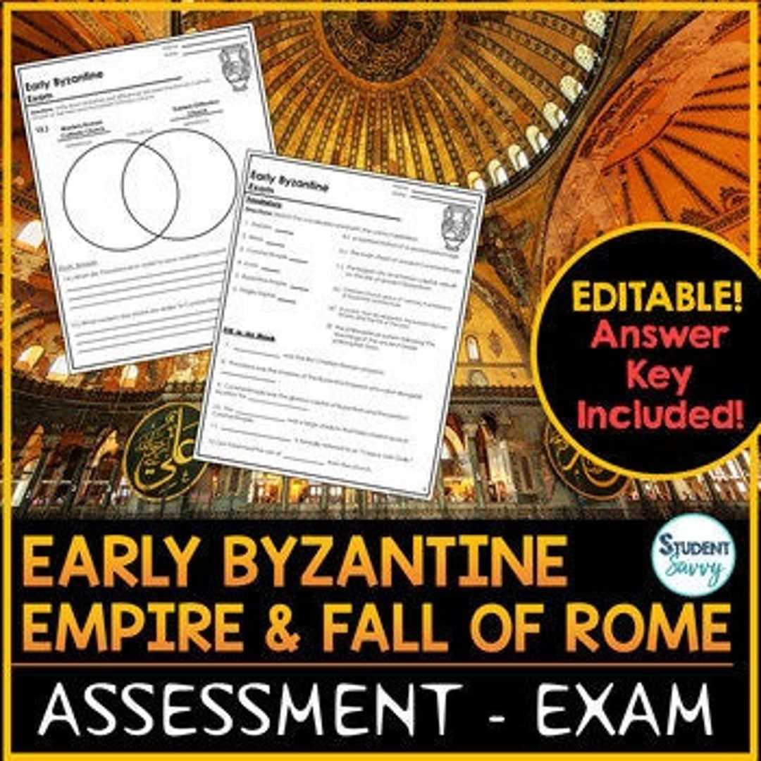 the byzantine empire answer key