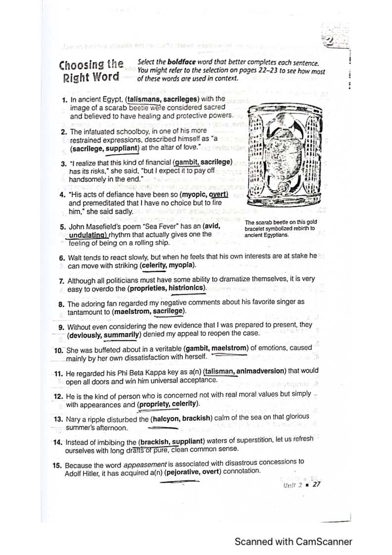 sadlier connect unit 3 answers