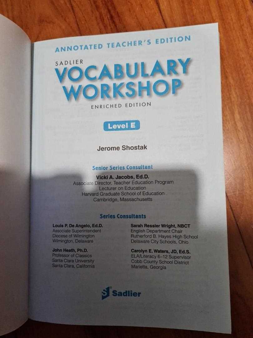 sadlier vocabulary workshop level c answers