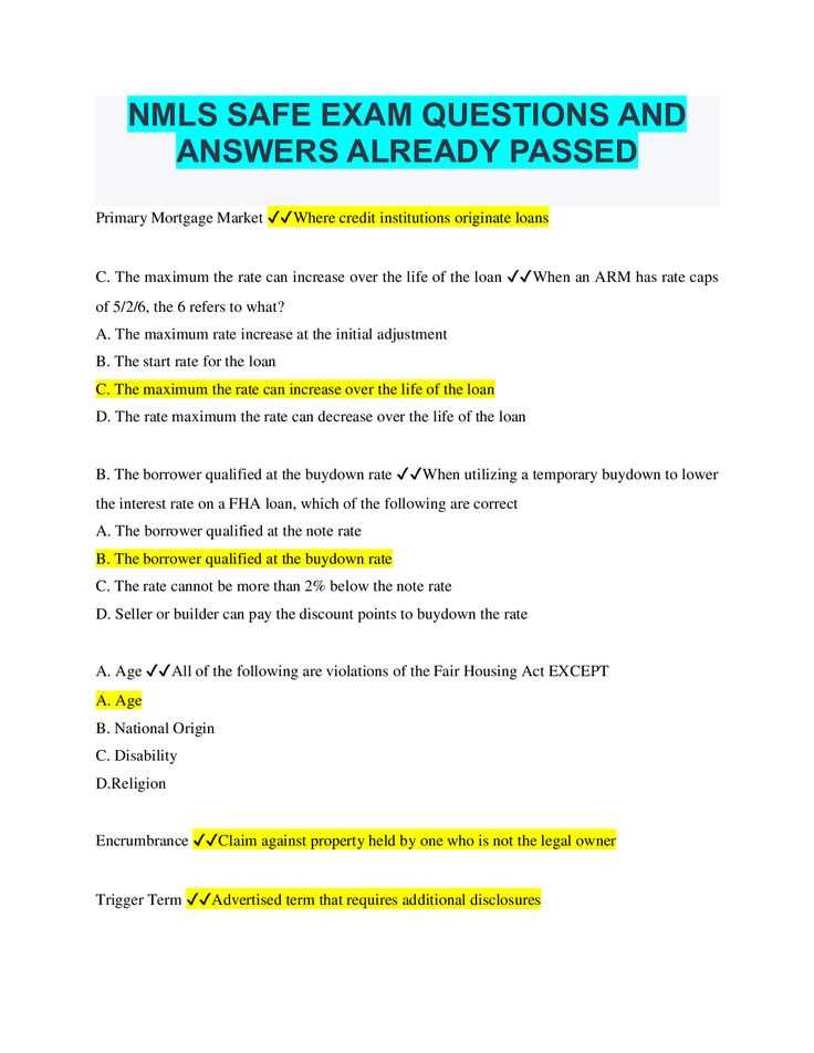 safe exam answers