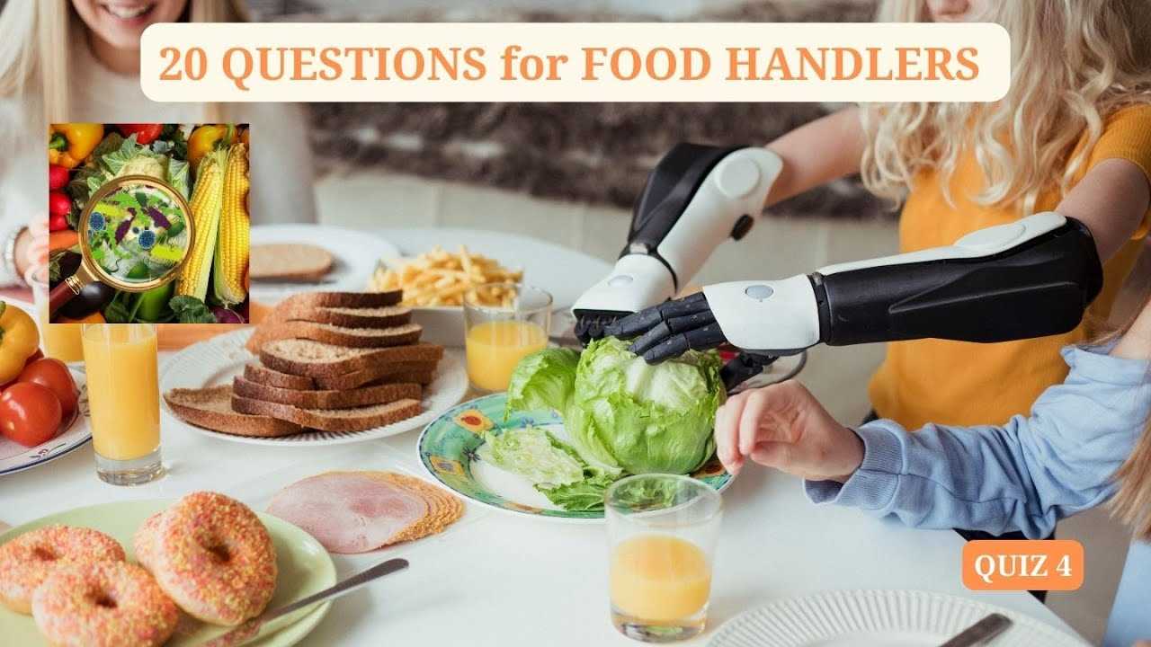 safer food handler exam answers