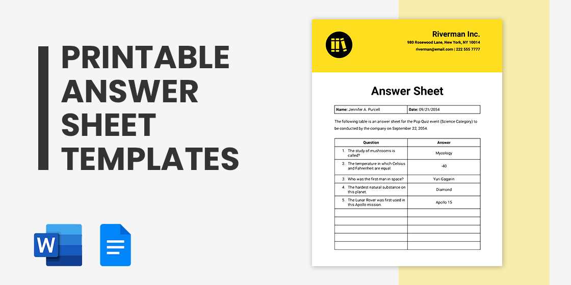 sample answer sheet for let exam