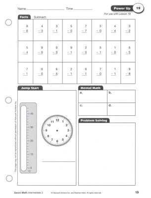 saxon course 3 answer key