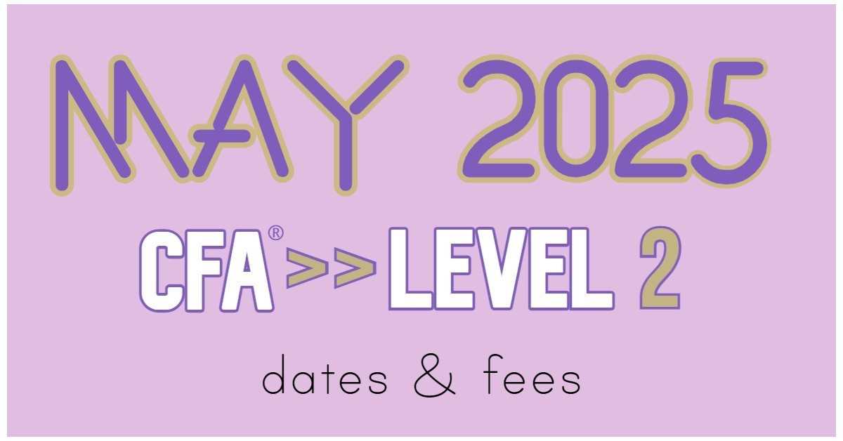 cfa exam date 2025