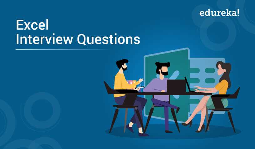 microsoft excel interview questions and answers