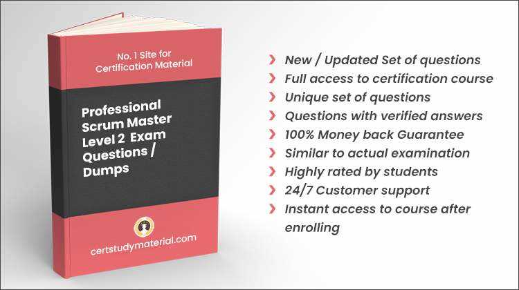 scrum master certification exam questions and answers