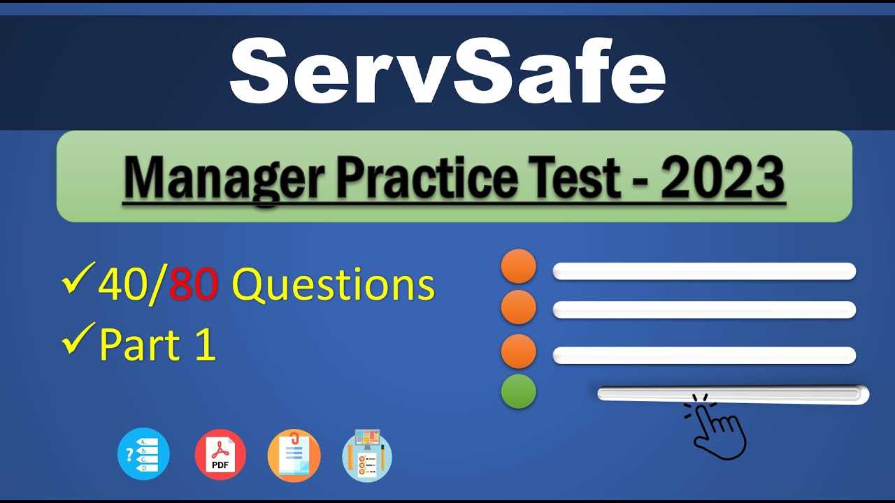 servsafe manager final exam answers