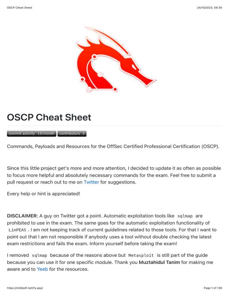 oscp exam answers