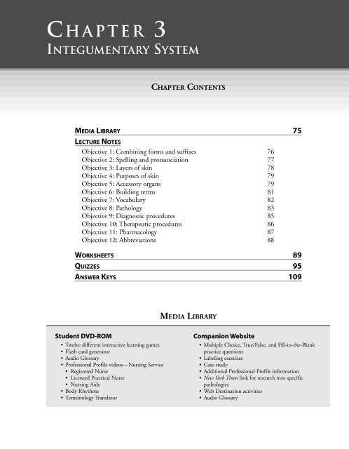 chapter 5 the integumentary system answers