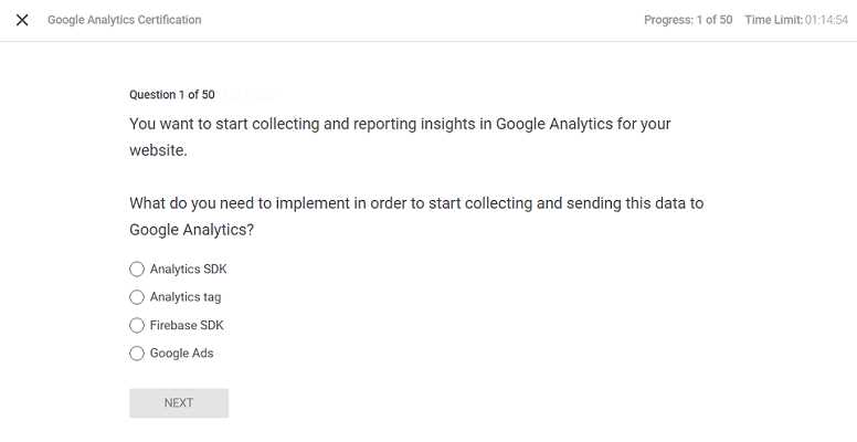 google analytics exam questions and answers