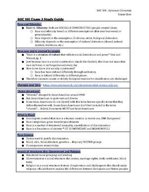 soc 101 exam 3