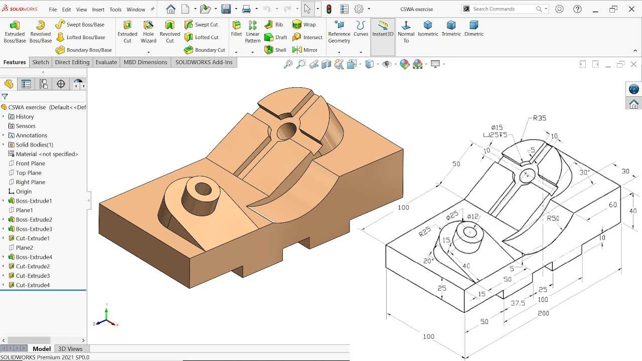 solidworks cswa exam answers