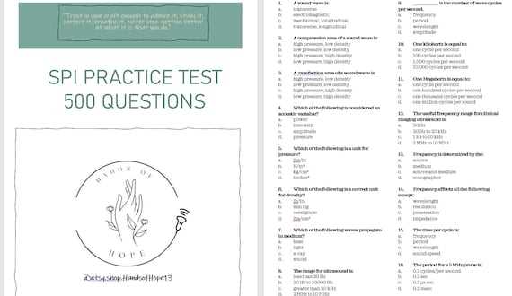 spi ultrasound exam questions