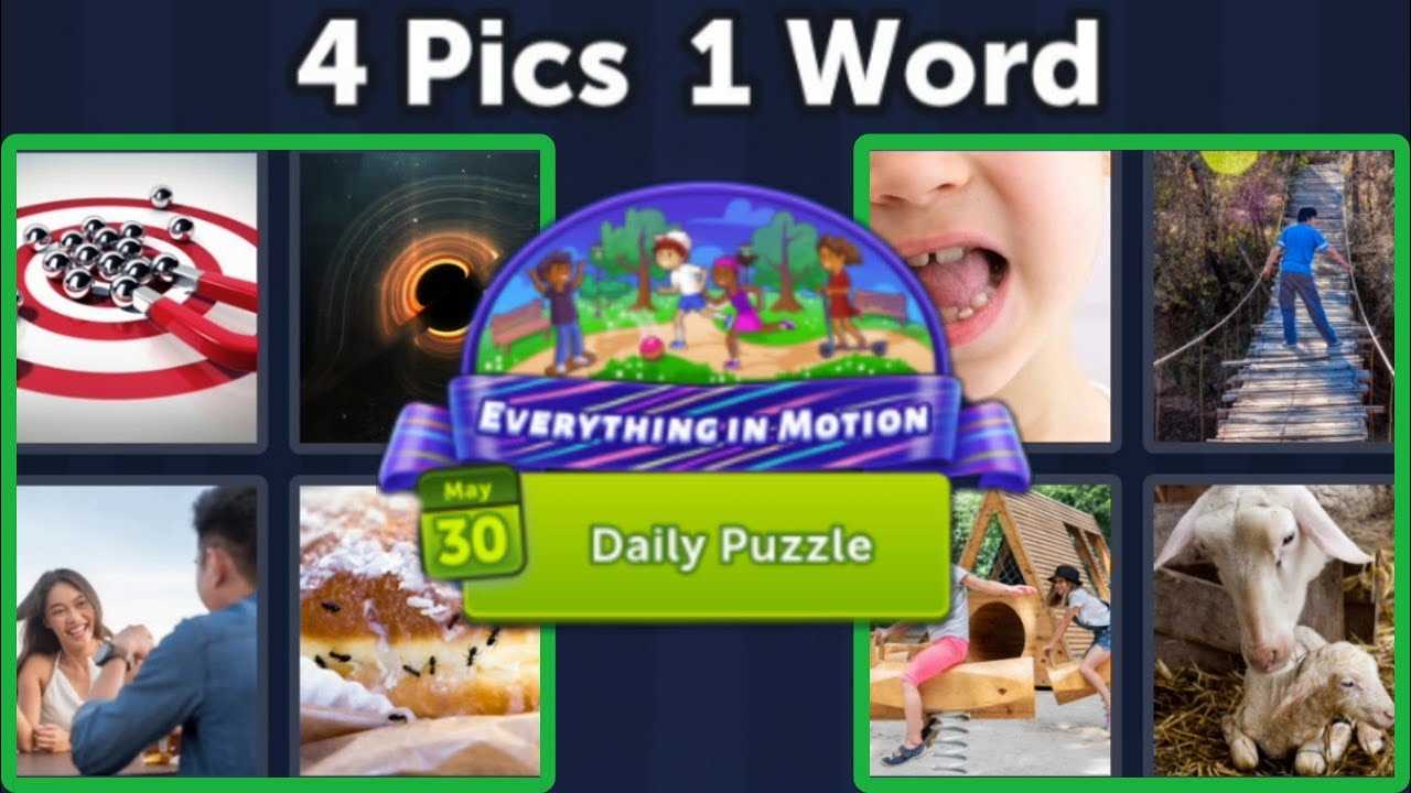 4 pics one word daily puzzle answers