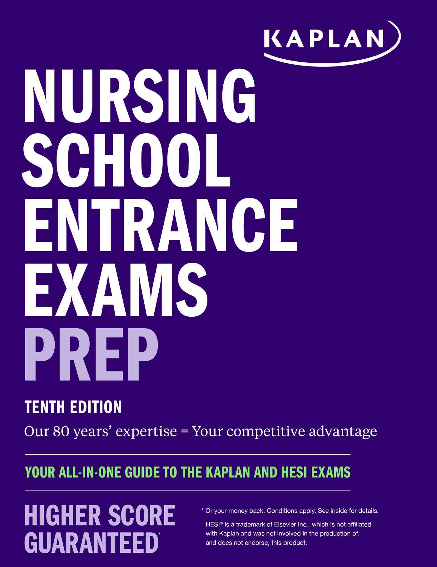 study guide for kaplan nursing entrance exam