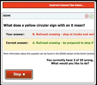 nj driving test answers