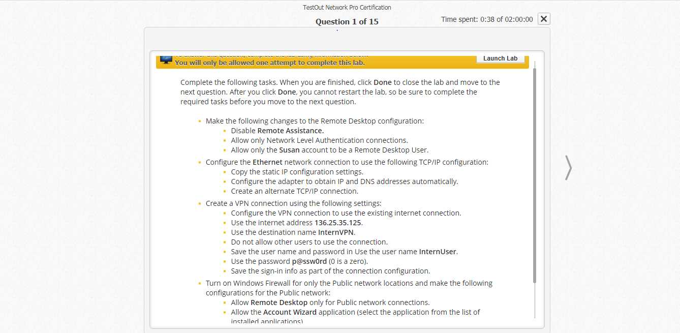 testout security pro certification exam lab answers