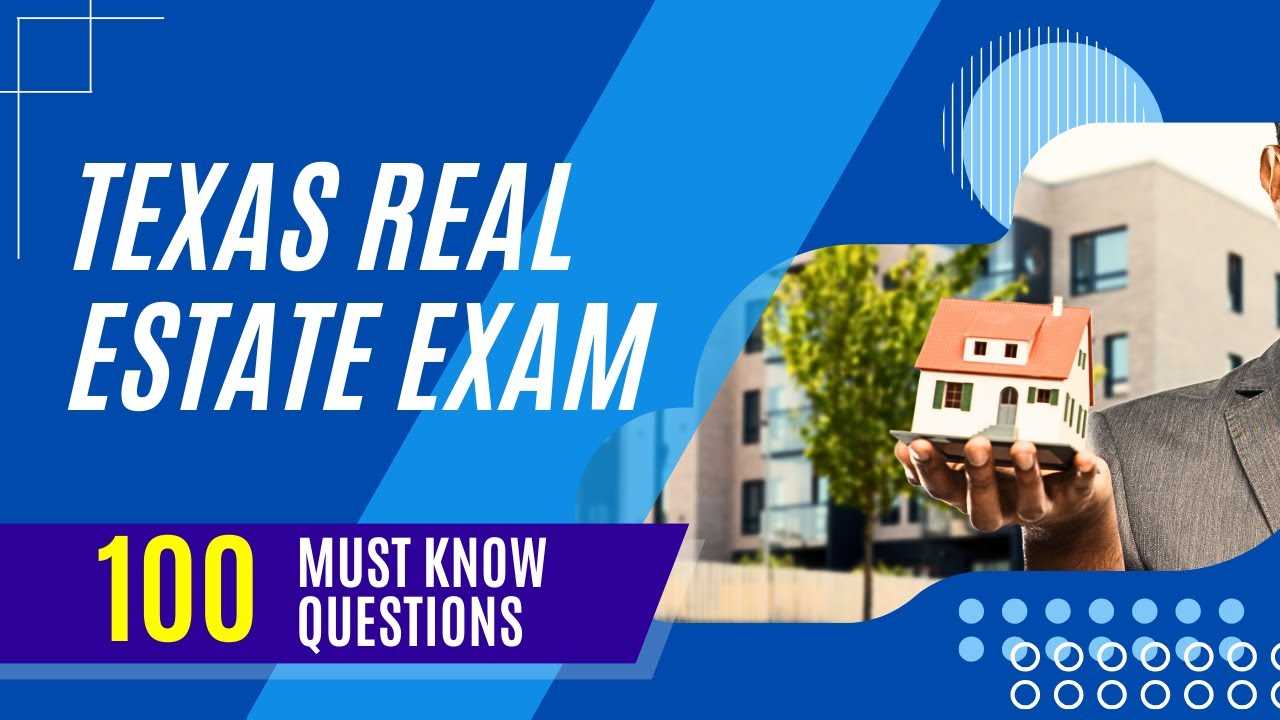 texas real estate principles 2 exam answers