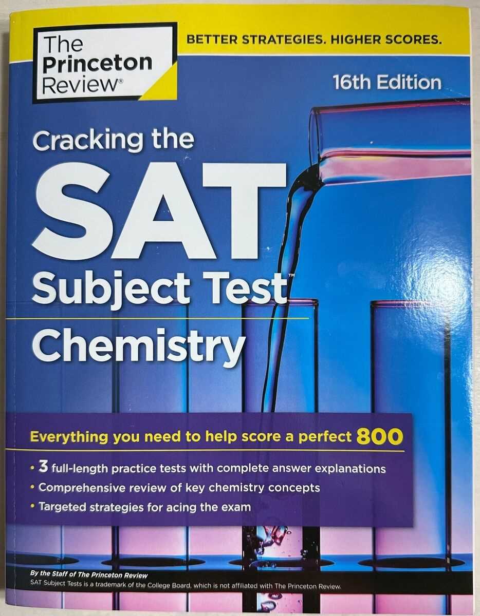 the princeton review ap chemistry practice exam 1 answers