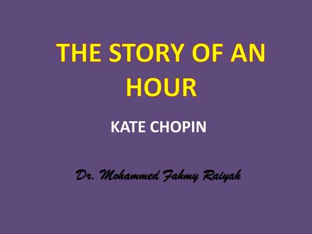 the story of an hour critical reading answers