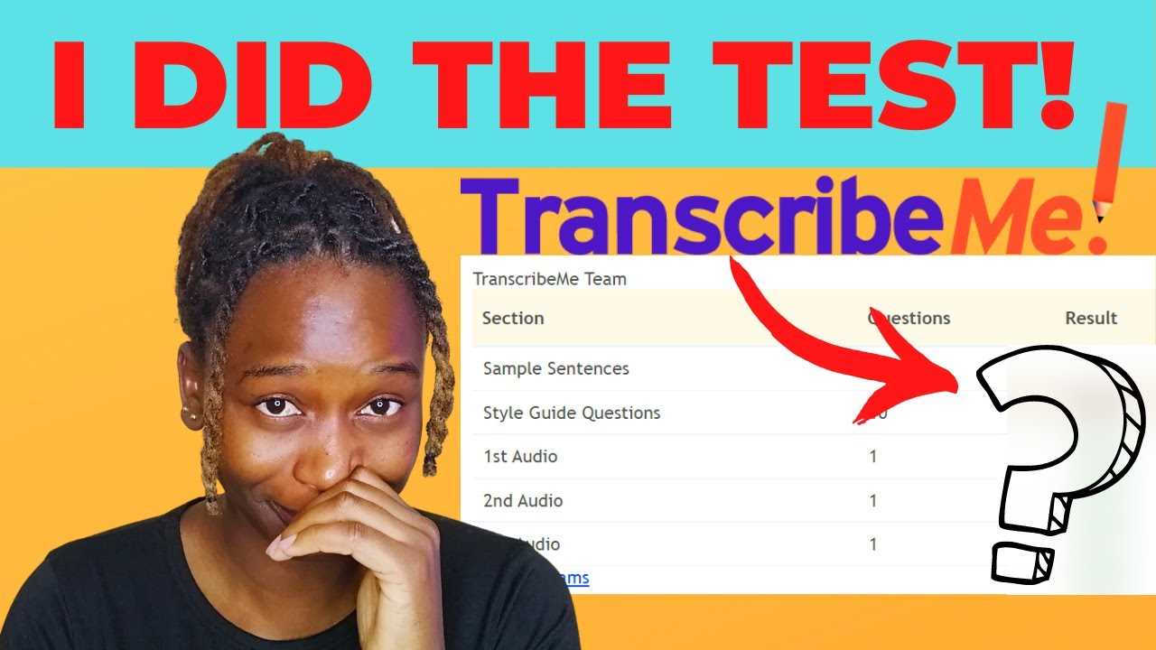 transcribeme exam question 10