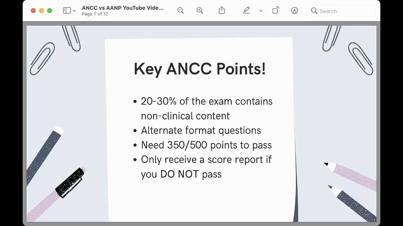 ancc exam tips